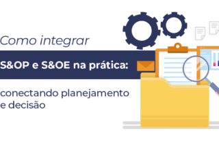 Ilustração sobre integração entre S&OP e S&OE na prática, conectando planejamento e tomada de decisão