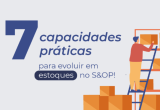 Maturidade de S&OP aplicada a decisões de estoque, serviço, capital e risco.