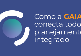 Use este alt text: **Arte sobre como a GAIA conecta todo o planejamento integrado, da demanda ao S&OE e ao S&OP.**